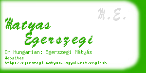 matyas egerszegi business card